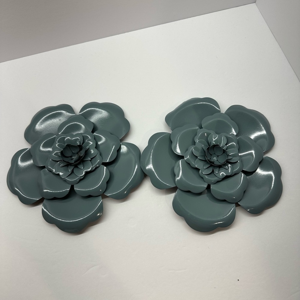 Flower Metal Wall Art QTY 2